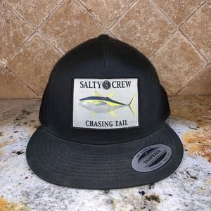 Salty crew chasing tail SnapBack hat